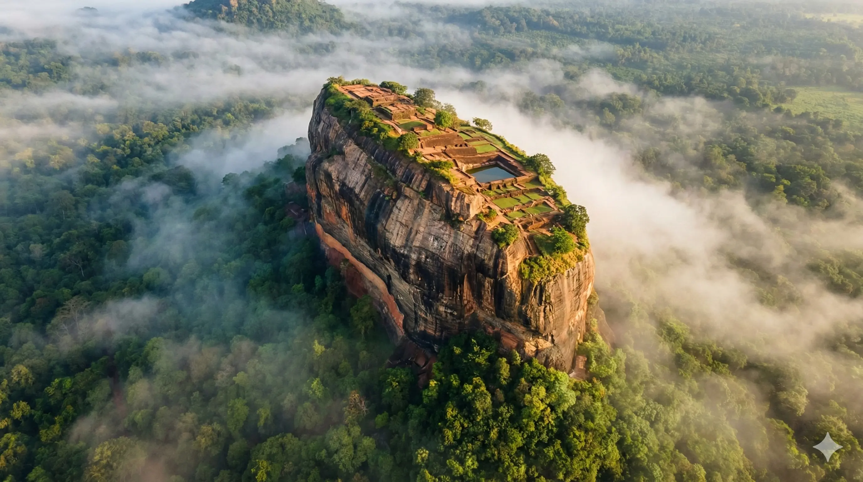 Sigiriya Aerial View
